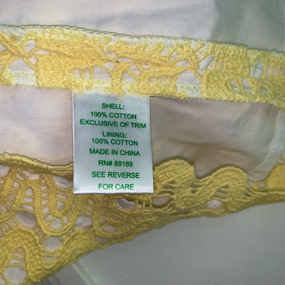 Lilly Pulitzer Lakeland Starfruit Dress Sz 4 - Picture 8 of 9